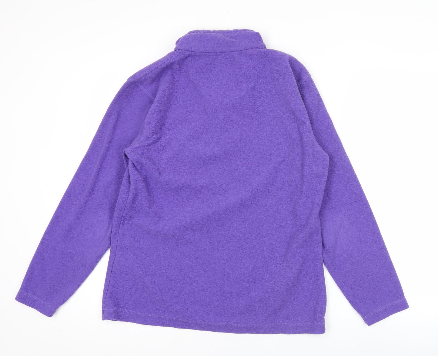 Regatta Womens Purple Fleece Pullover Sweatshirt UK 12 Outdoor Hiking
