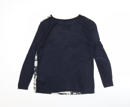 Warehouse Womens Multicoloured Floral Long Sleeve Top Size S