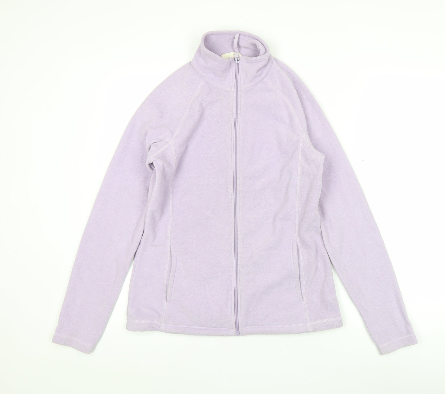 Mountain Warehouse Women Purple Fleece Jacket Size 8 Full Zip