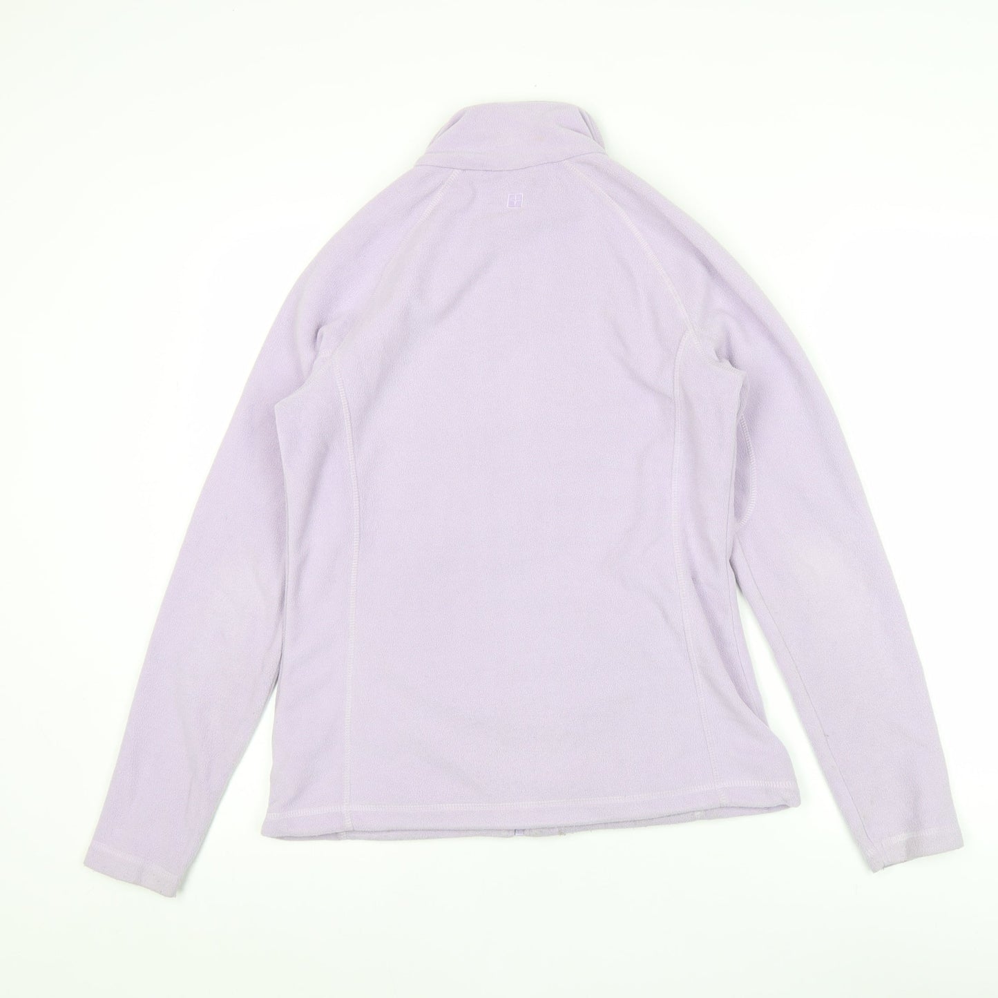 Mountain Warehouse Women Purple Fleece Jacket Size 8 Full Zip