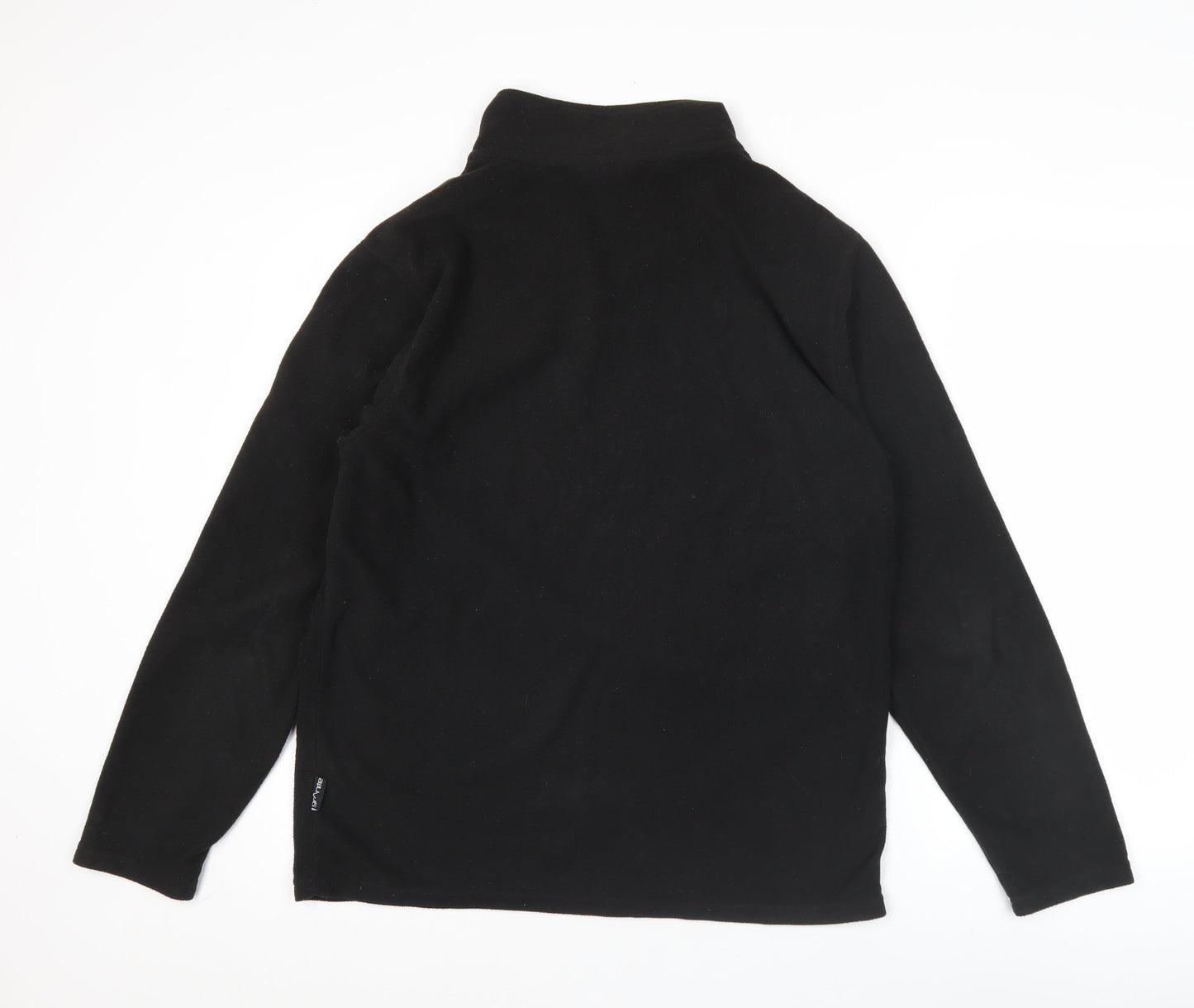 Granite Outdoors Men’s Black Fleece Pullover Sweatshirt M 1/4 Zip
