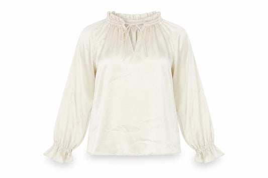 Marks and Spencer Womens Ivory Blouse Size 6 Halter Tunic Style