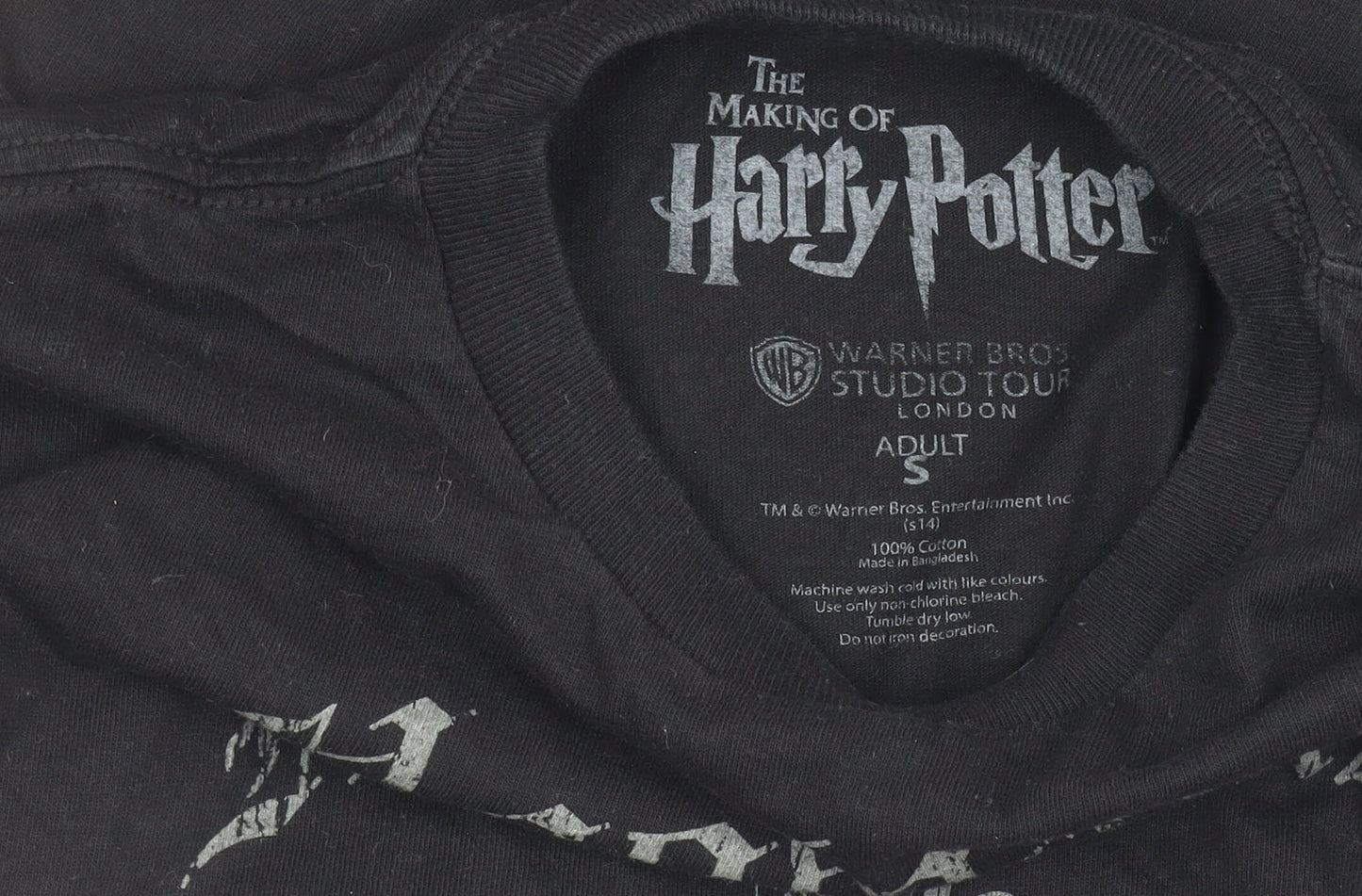 Warner Bros Studio Tour Harry Potter Black Women’s Small T-Shirt