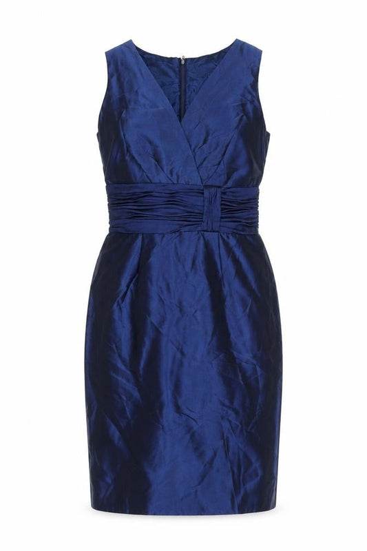 JS Boutique Women’s Blue Size 12 Knee Length Sheath Cocktail Dress