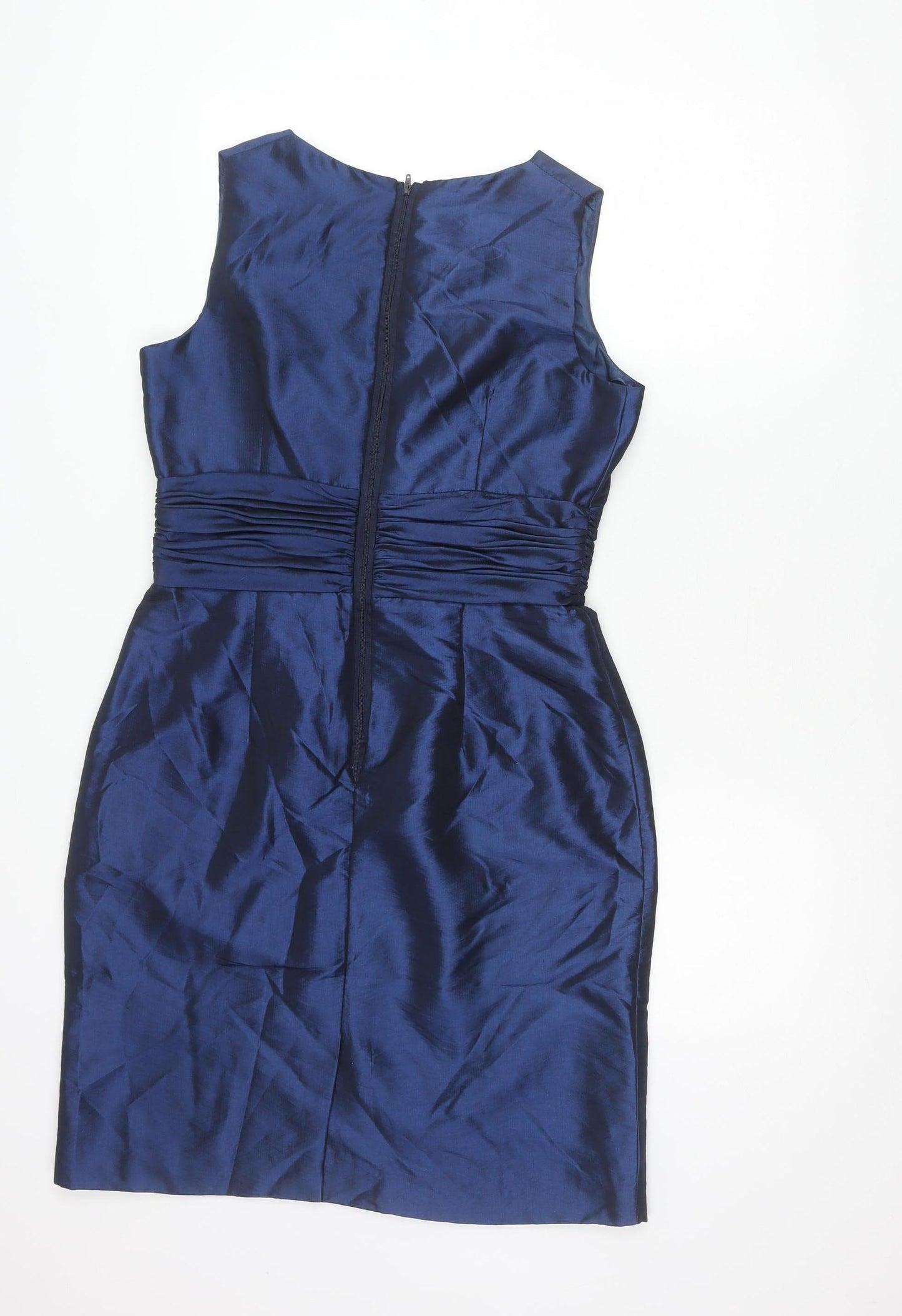 JS Boutique Women’s Blue Size 12 Knee Length Sheath Cocktail Dress