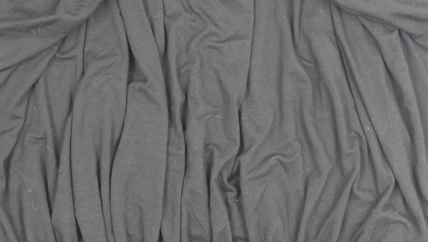 Betty Jackson Studio Womens Black Size 14 Square Neck Tunic Blouse