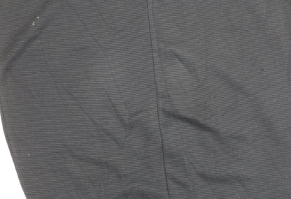 Thought Womens Black Shift Dress Size 10 Long Sleeve Cotton Blend