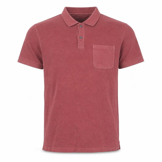 Gap Men’s Red Cotton Polo Shirt M Short Sleeve Collared Casual