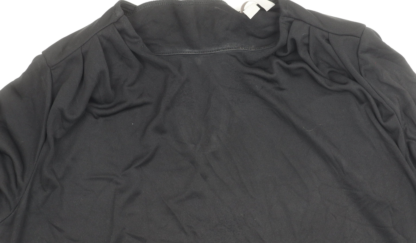 H&M Women’s Black Long Sleeve Blouse Size S Regular Fit Round Neck
