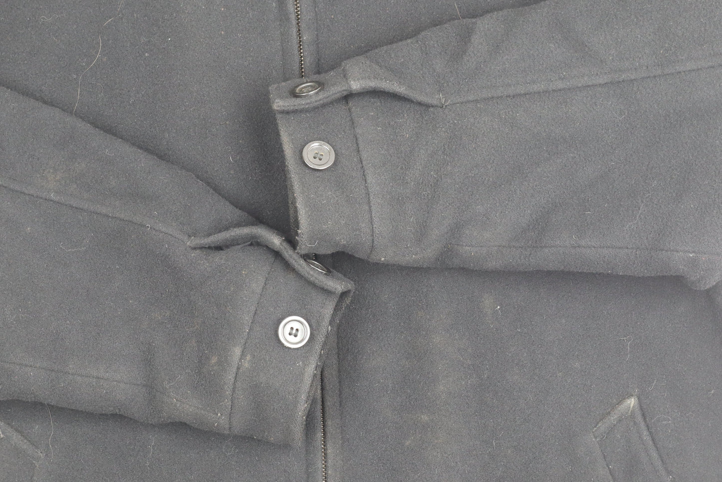Marks and Spencer Men’s Black Wool Blend XL 44-46" Jacket Zip Casual Workwear