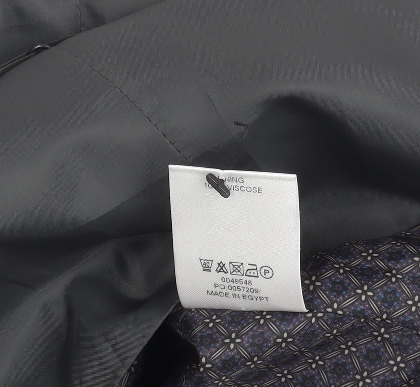 Limehaus Men's Grey Waistcoat Size 40 Regular Fit 5 Button Formal