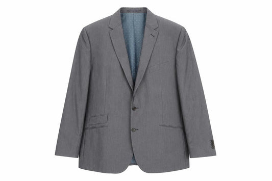 Greenwoods Mens Grey Blazer Jacket 48 Chest 2XL Classic Formal