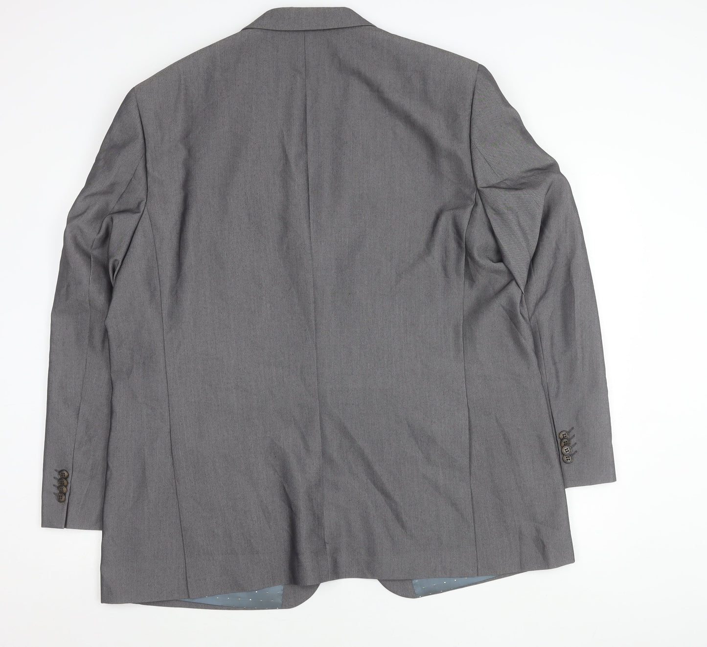 Greenwoods Mens Grey Blazer Jacket 48 Chest 2XL Classic Formal