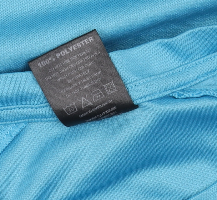 Men's Blue Great Manchester Half Running T-Shirt Small Polyester Activewear