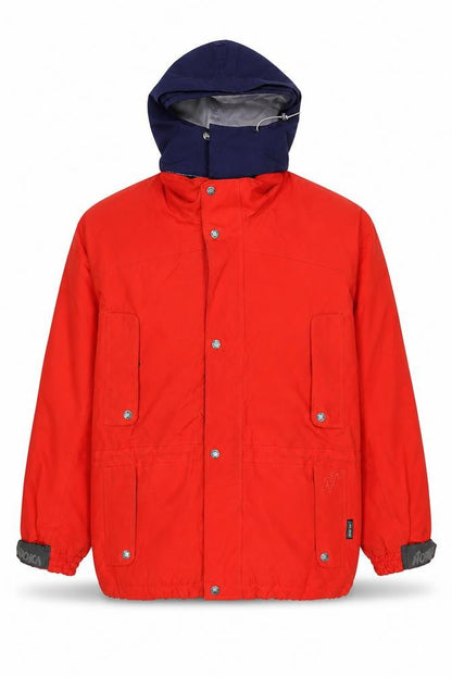 Nordica Mens Red Ski Jacket L Winter Hooded Sportswear