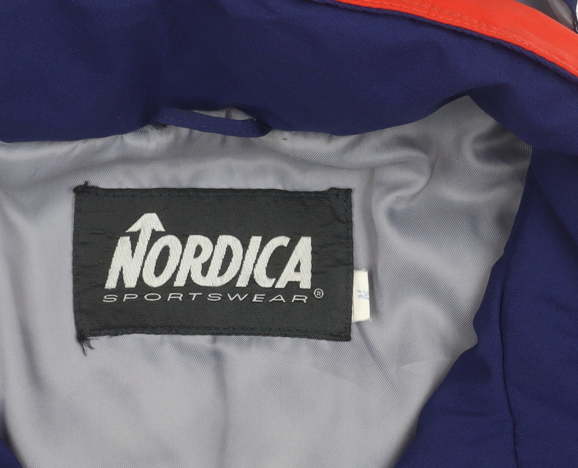 Nordica Mens Red Ski Jacket L Winter Hooded Sportswear