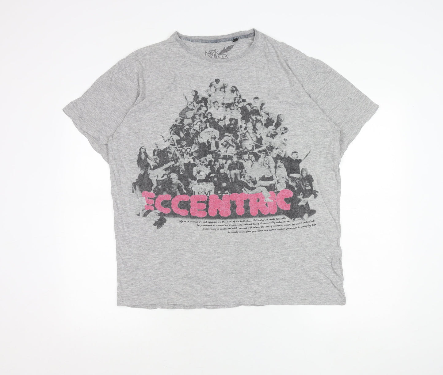 Dark Image by Petroleum Men's Grey XL Graphic Print T-Shirt