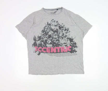 Dark Image by Petroleum Men's Grey XL Graphic Print T-Shirt
