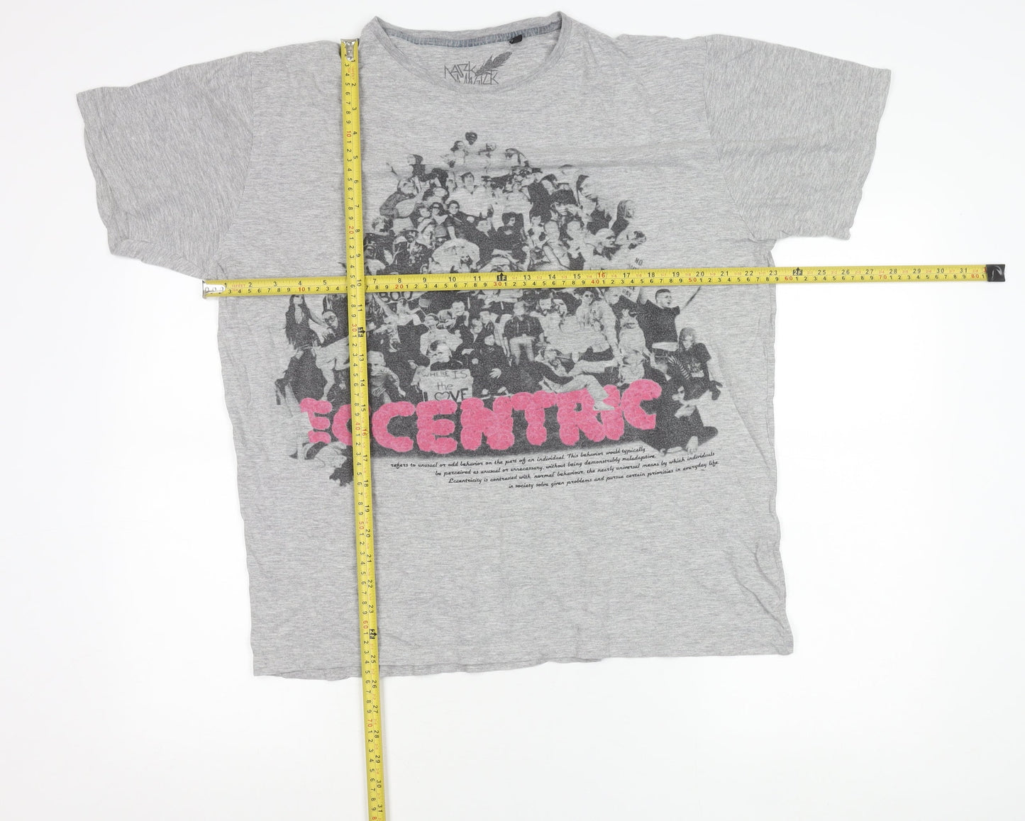 Dark Image by Petroleum Men's Grey XL Graphic Print T-Shirt