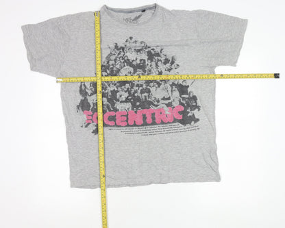 Dark Image by Petroleum Men's Grey XL Graphic Print T-Shirt