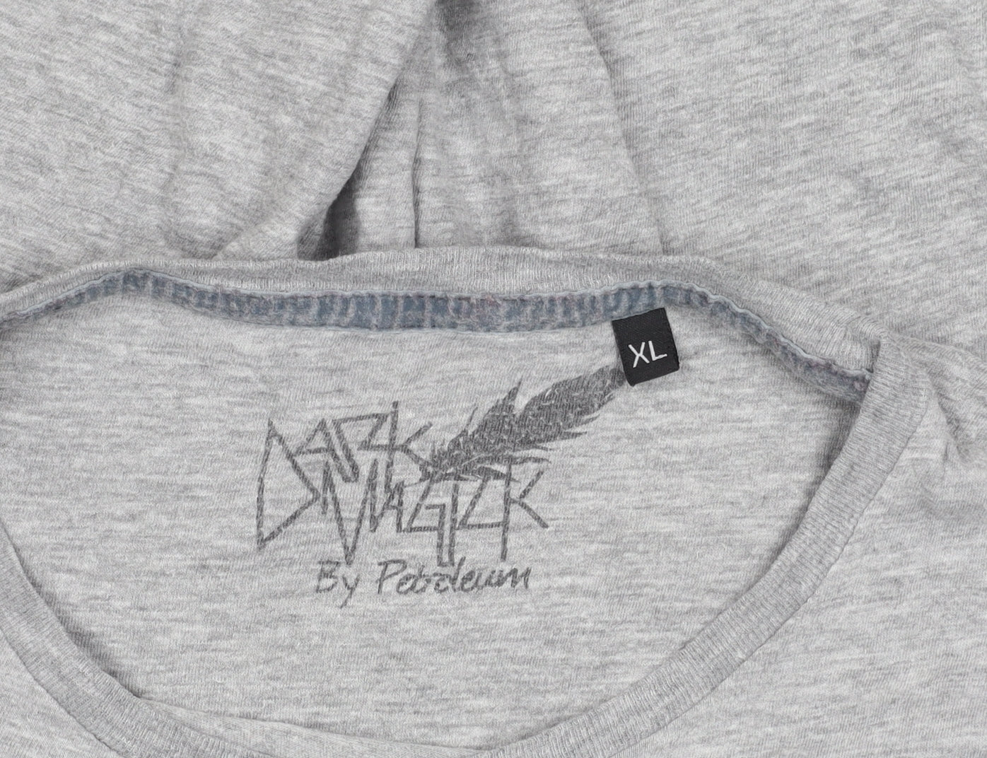 Dark Image by Petroleum Men's Grey XL Graphic Print T-Shirt