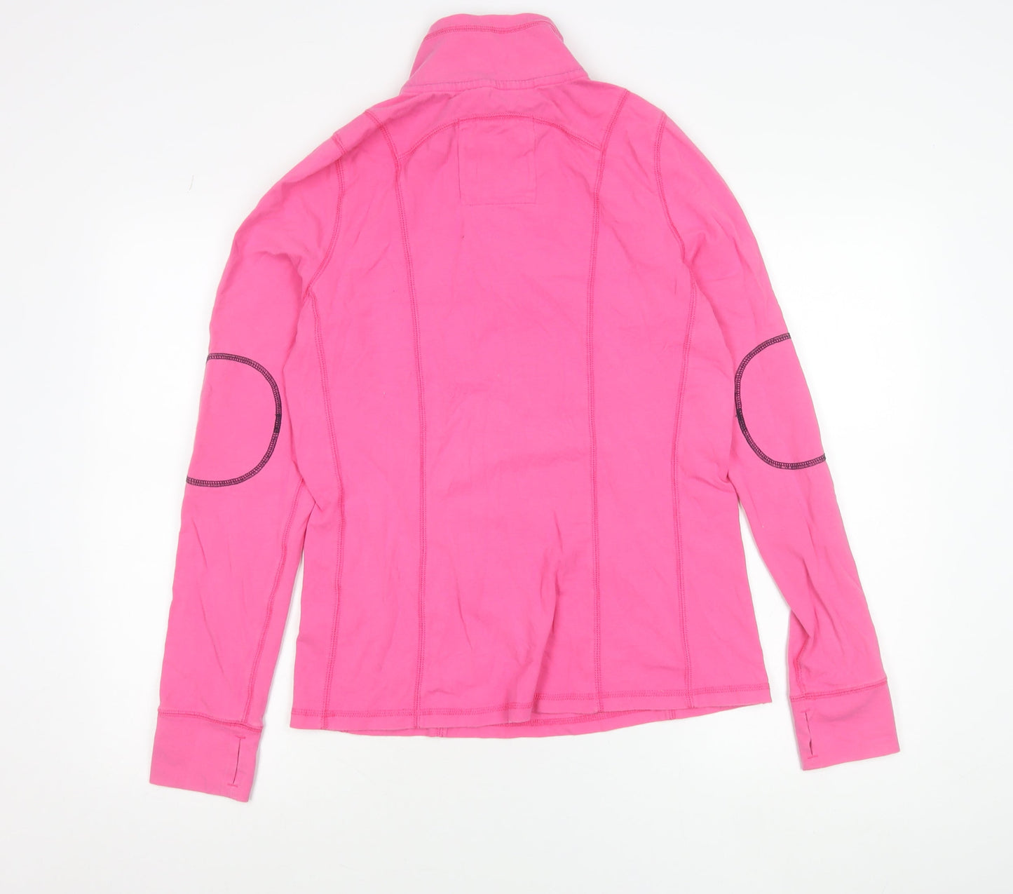 Gilly Hicks Women’s Pink 1/4 Zip Sweatshirt Size L Cotton Blend