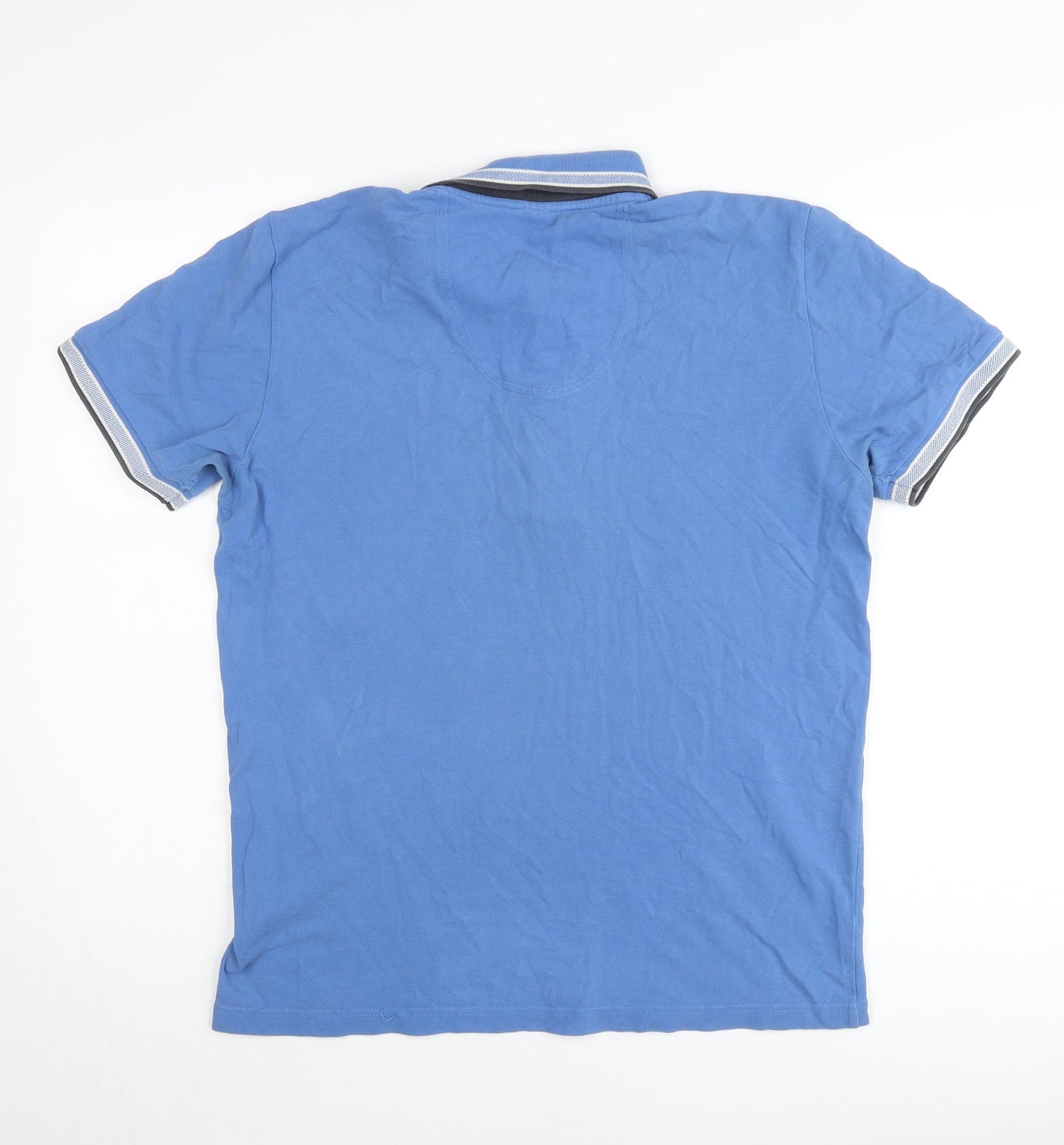 Hugo Boss Men's Blue Polo Shirt M Regular Fit Cotton Casual