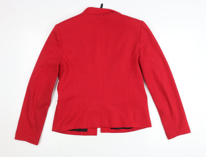Planet Women’s Red Blazer Jacket UK 8 Slim Fit Workwear
