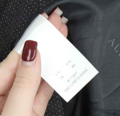 Alexon Women’s Grey Wool Blend Blazer UK 14 Classic Work Jacket