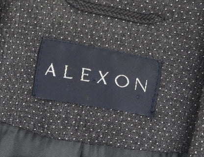 Alexon Women’s Grey Wool Blend Blazer UK 14 Classic Work Jacket