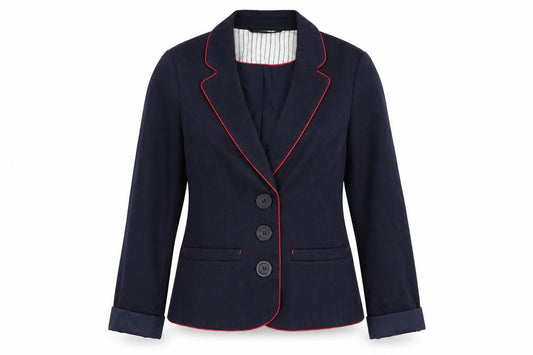 New Look Women's Blue Blazer UK 12 Regular Fit Tailored Jacket