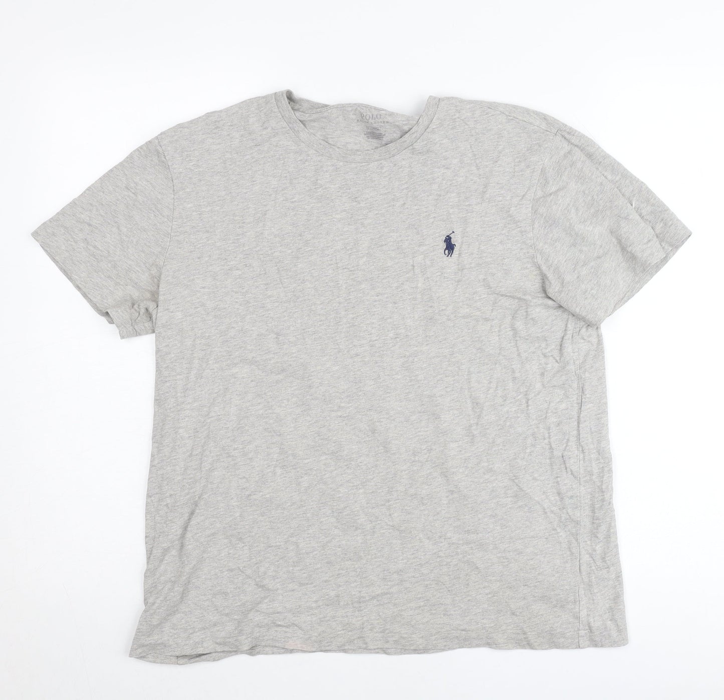 Ralph Lauren Men’s Grey XL Crew Neck Cotton T-Shirt