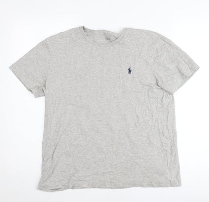 Ralph Lauren Men’s Grey XL Crew Neck Cotton T-Shirt