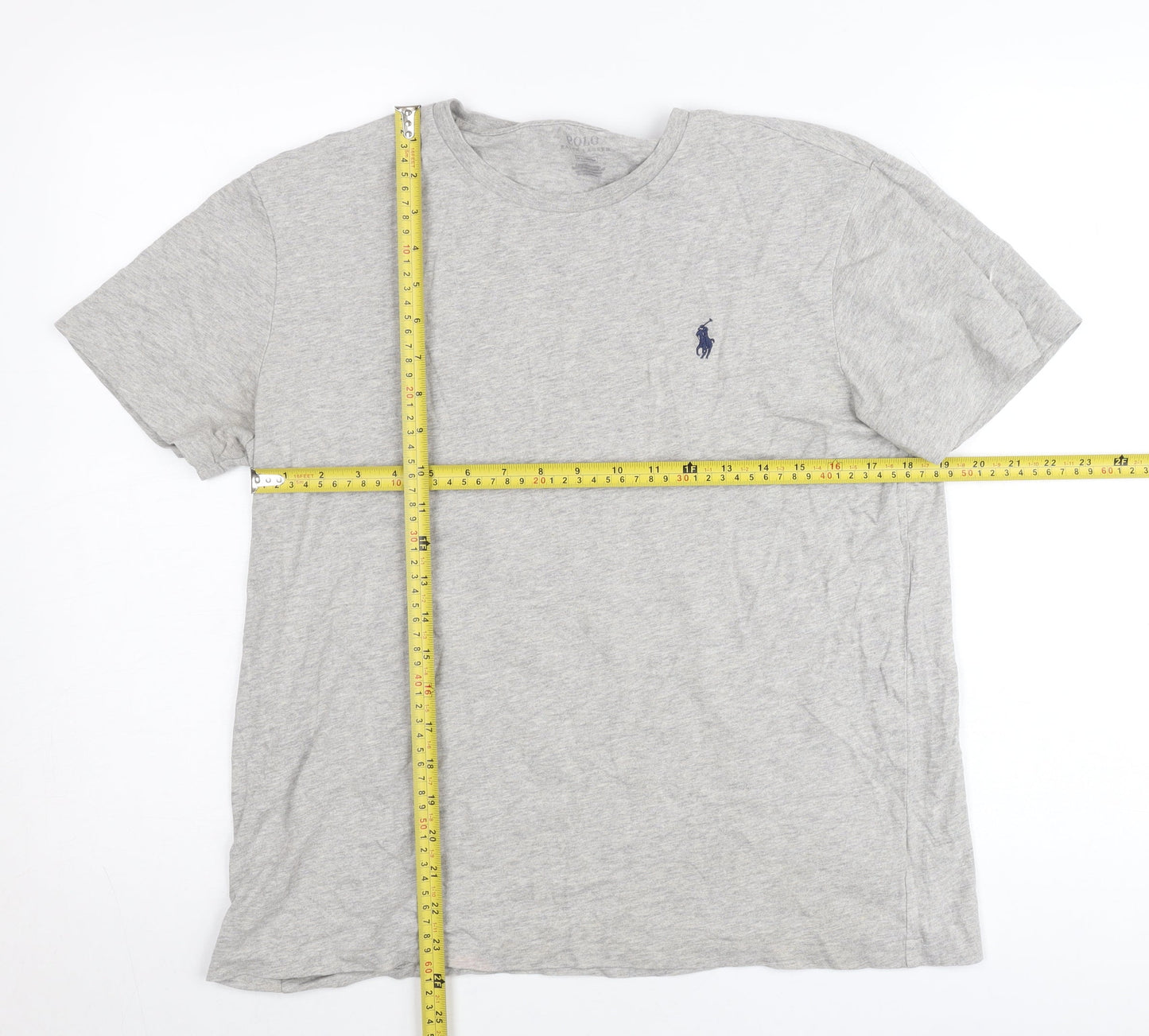 Ralph Lauren Men’s Grey XL Crew Neck Cotton T-Shirt
