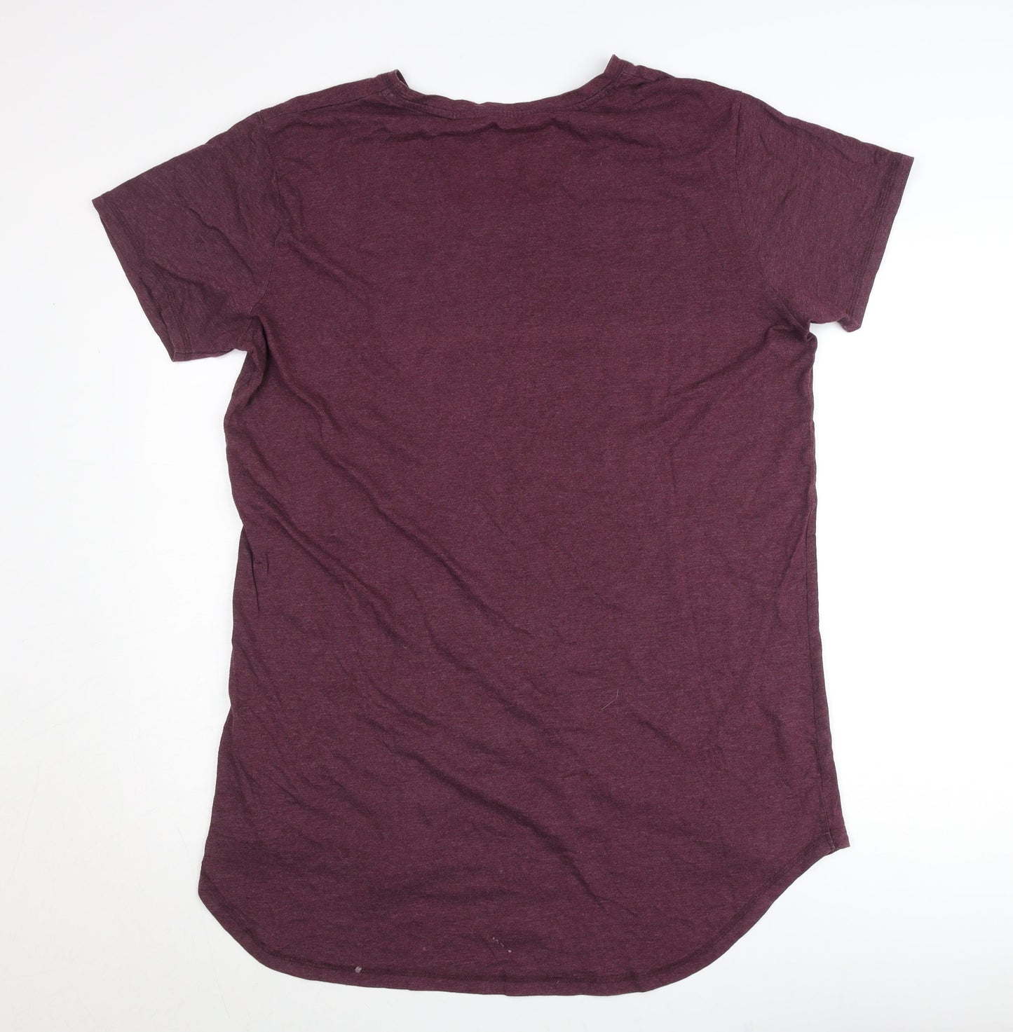 Harry Potter Womens Purple L T-Shirt Hogwarts Alumni Short Sleeve