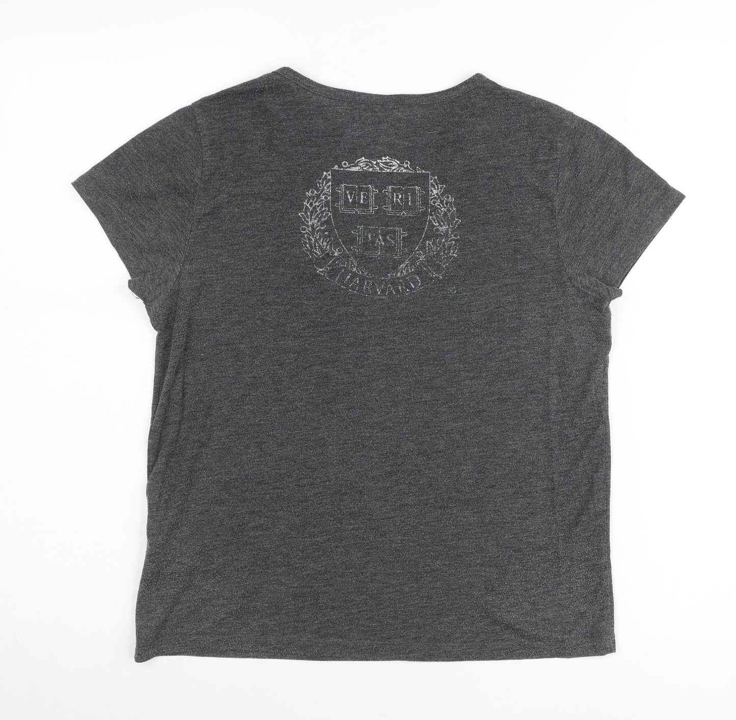 American Freshman Women’s Grey Harvard University T-Shirt Size 10