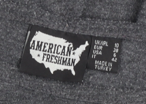 American Freshman Women’s Grey Harvard University T-Shirt Size 10