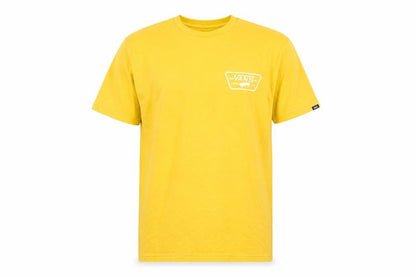 Vans Men’s Yellow Small Slim Fit Graphic Logo T-Shirt