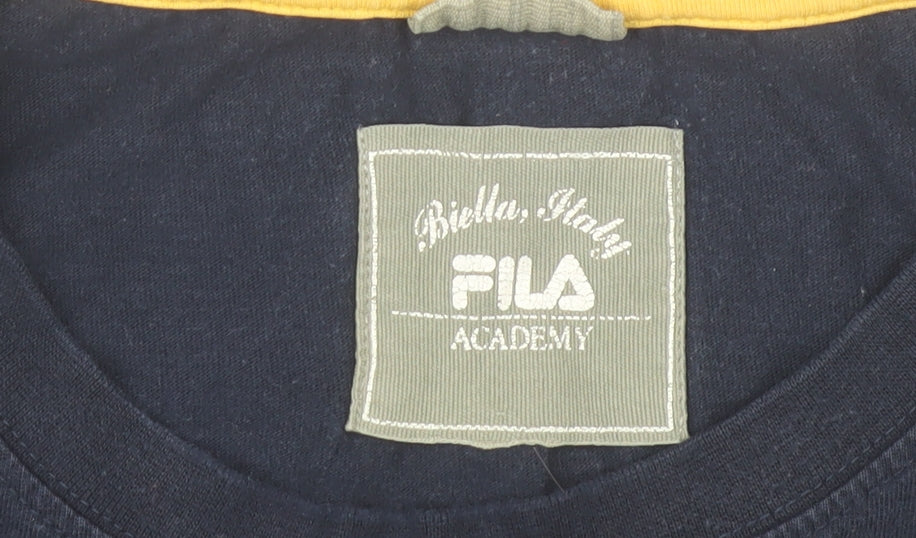 Mens UK Size S FILA Blue  T-Shirt