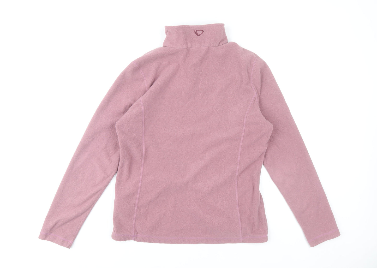 Brasher Women Pink Fleece Sweatshirt UK 12 Outdoor Hiking Pullover