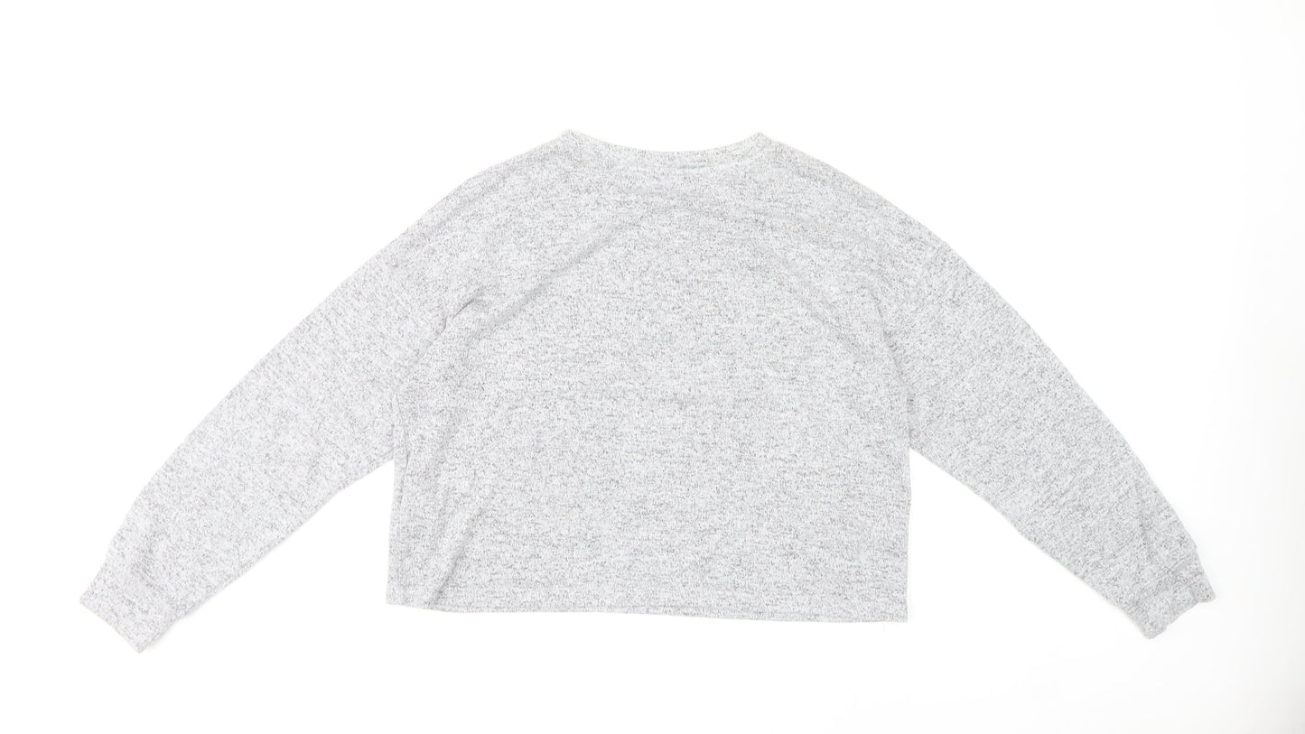 Sex Education Womens Grey Cropped Logo T-Shirt M Size 12-14