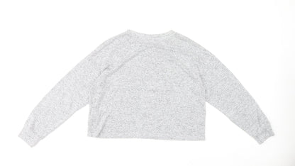 Sex Education Womens Grey Cropped Logo T-Shirt M Size 12-14