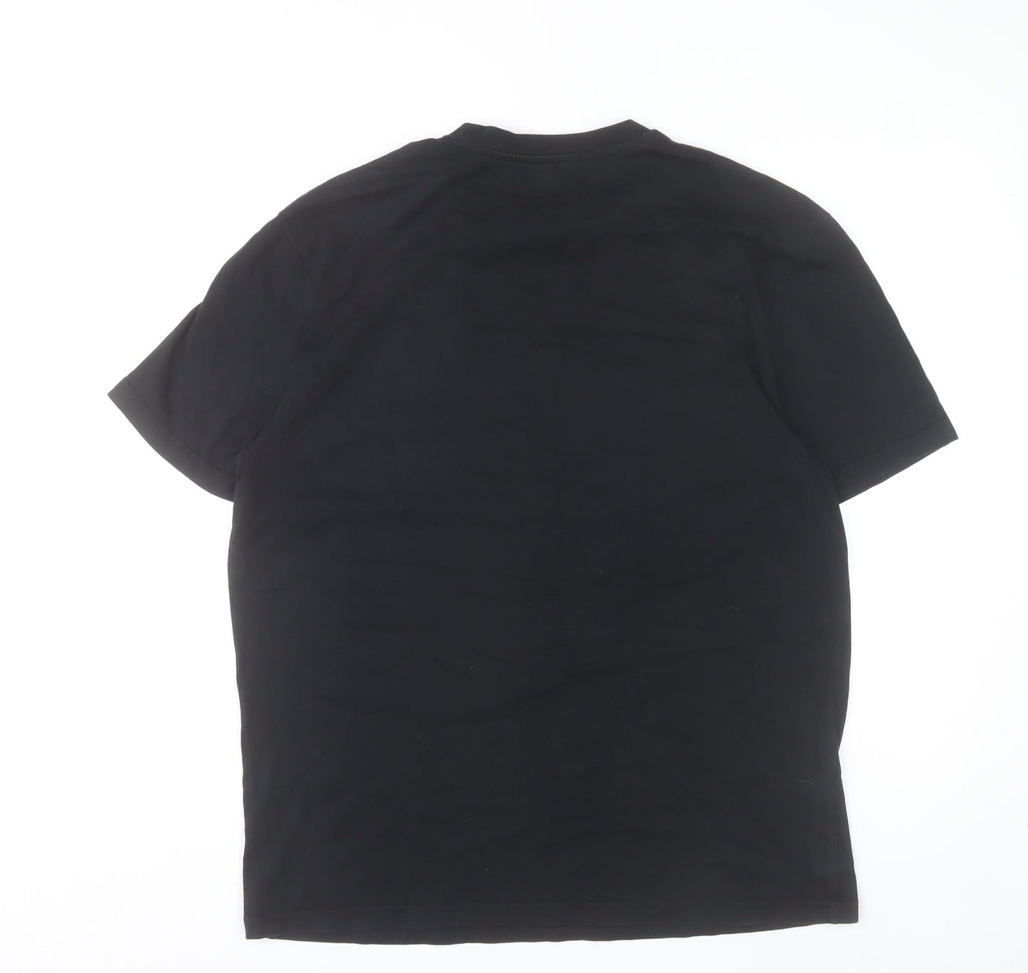 River Island Men’s Black L Graphic Print Cotton T-Shirt