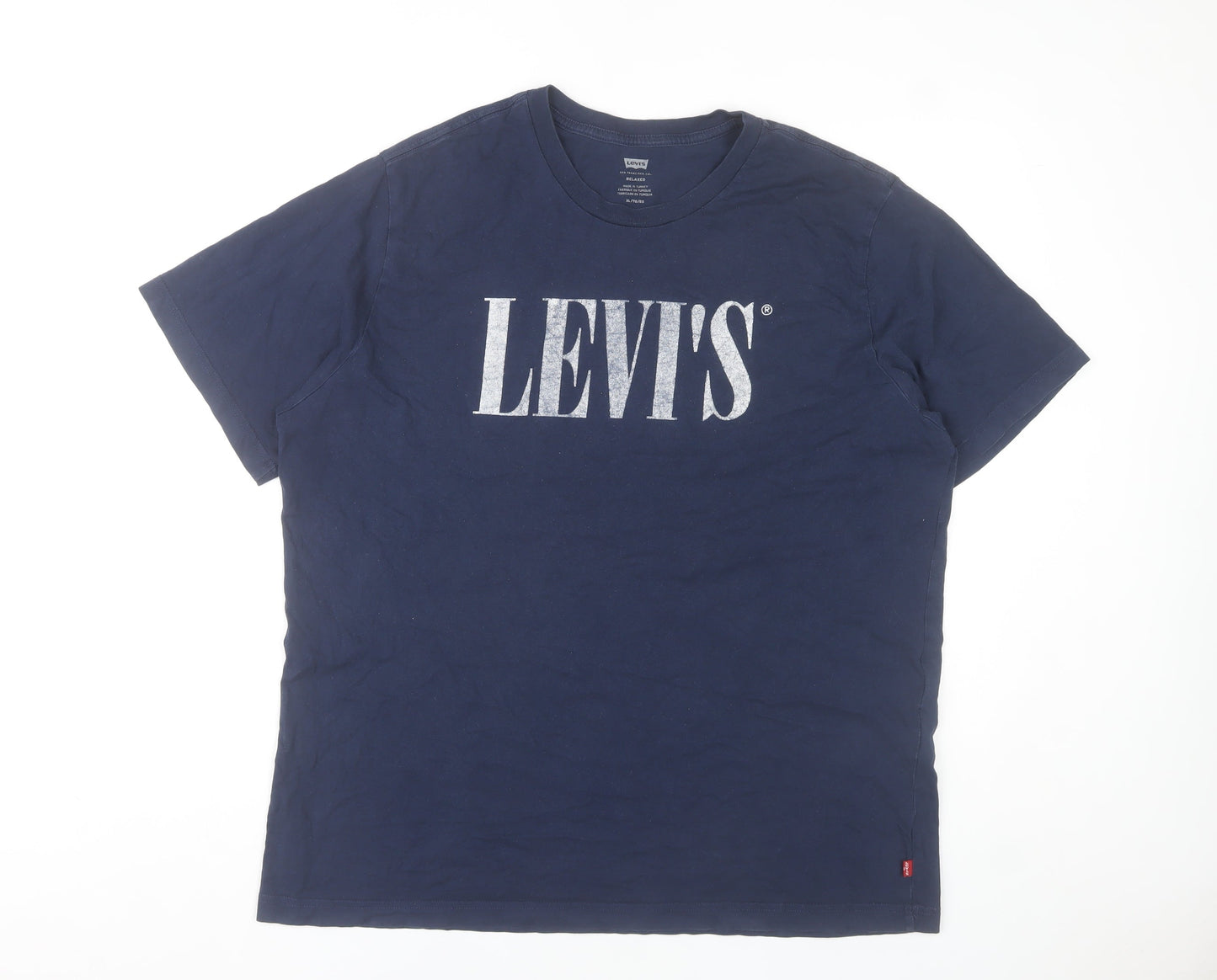 Levi's Men's Blue XL Relaxed Fit Logo Graphic T-Shirt