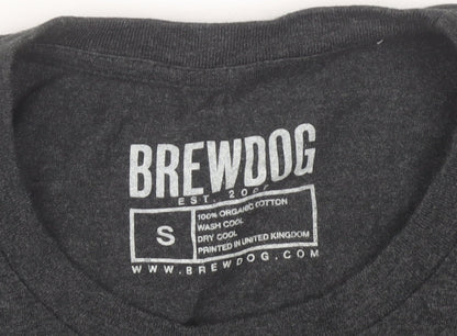 BrewDog Men's Black Small Manchester Graphic T-Shirt