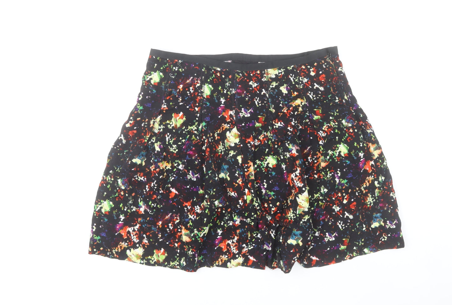 GAP Women’s Multicoloured Floral Pleated Knee Length Skirt Size 10
