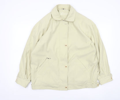 Finesse Women's Beige Size 14 Classic Mid-Length Jacket