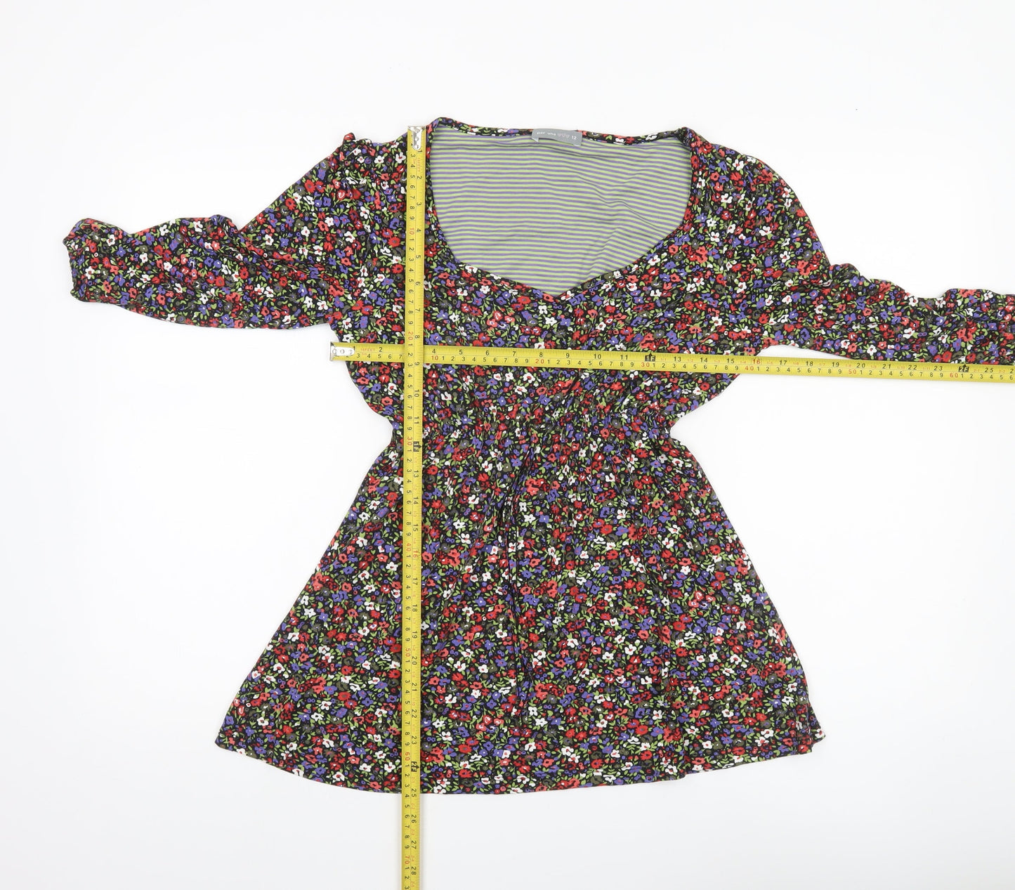 Marks and Spencer Women’s Multicoloured Floral Tunic Blouse Size 12