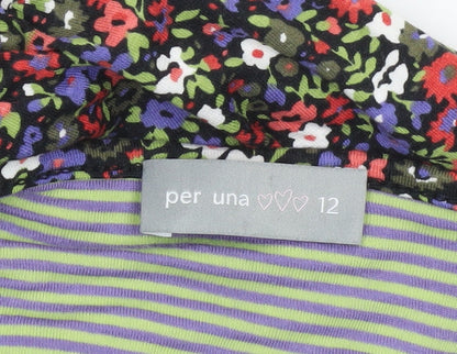 Marks and Spencer Women’s Multicoloured Floral Tunic Blouse Size 12