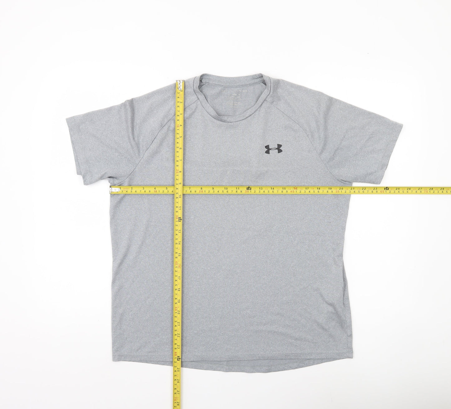 Under Armour Mens Grey M T-Shirt Lightweight Gym Training Top